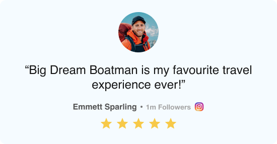 エメット・スパーリング、最高のパラワン・ボート探検へ