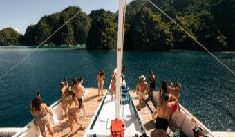 Palawan El Nido Coron Expedición en barco con estancia en la isla